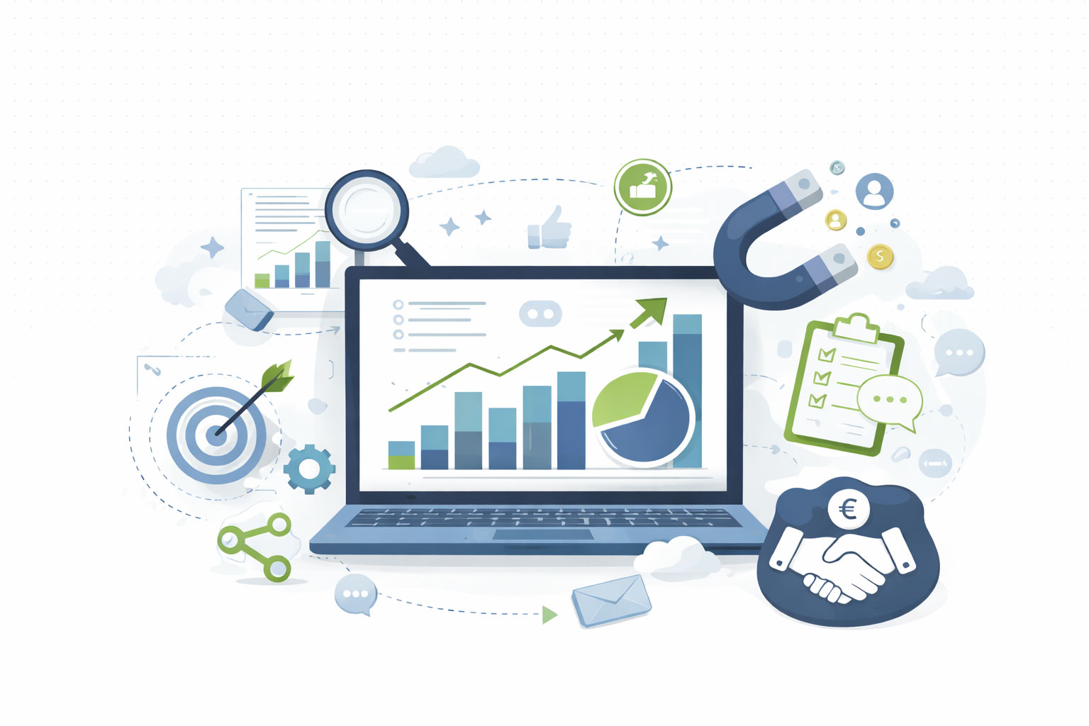 Digitale Marketing Analyse und strategische Zusammenarbeit
